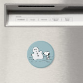 Erdnüsse | Snoopy baut einen Schneemann Magnet (In Situ (Geschirrspüler))