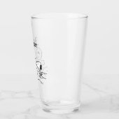 Erdnüsse | Snoopy baut einen Schneemann | Name hin Glas (Links)