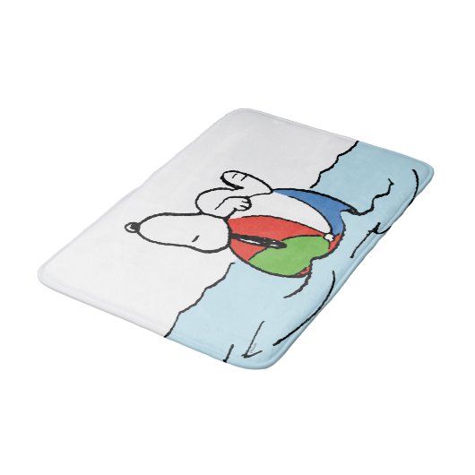 Erdnüsse | Snoopy Beach Ball Beach Badematte (Schrägansicht)