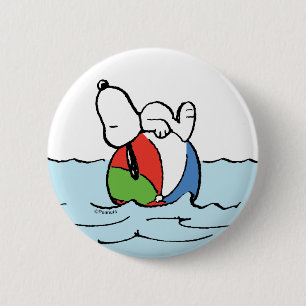 Erdnüsse   Snoopy Beach Ball Beach Button