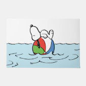 Erdnüsse | Snoopy Beach Ball Beach Fußmatte (Vorderseite)