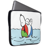 Erdnüsse | Snoopy Beach Ball Beach Laptopschutzhülle (Vorne Rechts)