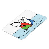 Erdnüsse | Snoopy Beach Ball Beach Magnet (Linke Seite)