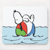 Erdnüsse | Snoopy Beach Ball Beach Mousepad (Vorne)