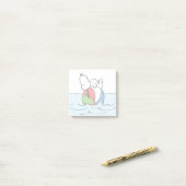 Erdnüsse | Snoopy Beach Ball Beach Post-it Klebezettel (Auf Schreibtisch)