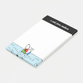 Erdnüsse | Snoopy Beach Ball Beach Post-it Klebezettel (angewinkelt)