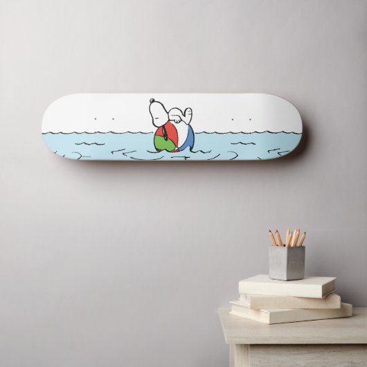 Erdnüsse | Snoopy Beach Ball Beach Skateboard (Wandkunst (Horz))