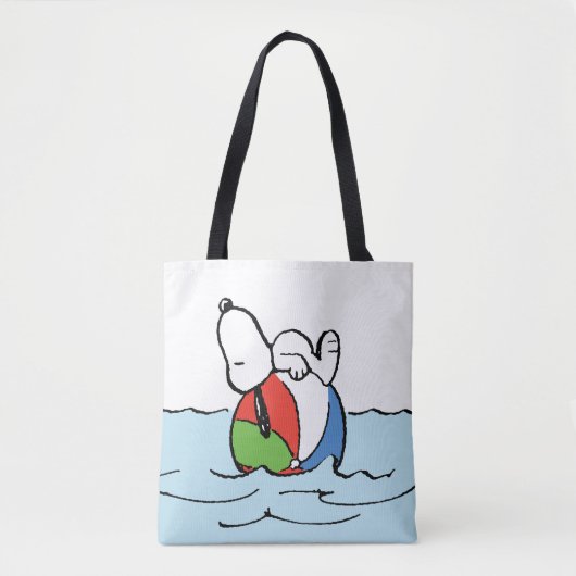 Erdnüsse | Snoopy Beach Ball Beach Tasche (Vorderseite)