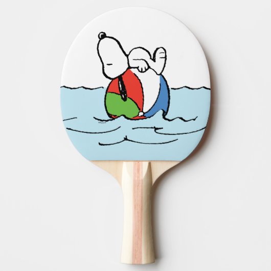 Erdnüsse | Snoopy Beach Ball Beach Tischtennis Schläger (Vorderseite)