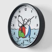 Erdnüsse | Snoopy Beach Ball Beach Uhr (Winkel)