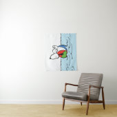 Erdnüsse | Snoopy Beach Ball Beach Wandteppich (Beispiel)