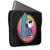 Erdnüsse | Snoopy Beach Beagle Laptopschutzhülle (Vorne Rechts)