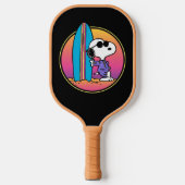 Erdnüsse | Snoopy Beach Beagle Pickleball Schläger (Vorderseite)