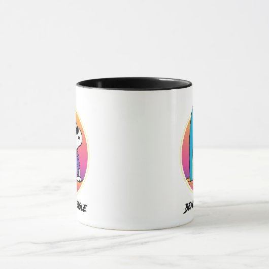 Erdnüsse | Snoopy Beach Beagle Tasse (Zentrum)