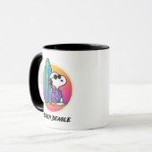 Erdnüsse | Snoopy Beach Beagle Tasse (Vorderseite Links)