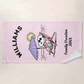 Erdnüsse | Snoopy Beach Family Urlaub Strandtuch (Vorderseite)