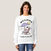 Erdnüsse | Snoopy Beach Family Urlaub Sweatshirt (Vorne ganz)