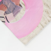 Erdnüsse | Snoopy Beach | Name und Foto hinzufügen Fleecedecke (Ecke)