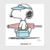 Erdnüsse | Snoopy Beach Walk Aufkleber (Blatt)
