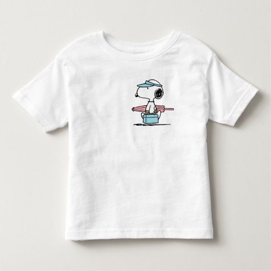 Erdnüsse | Snoopy Beach Walk Familienurlaub Kleinkind T-shirt (Vorderseite)