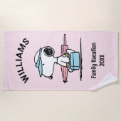 Erdnüsse | Snoopy Beach Walk Familienurlaub Strandtuch