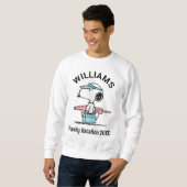 Erdnüsse | Snoopy Beach Walk Familienurlaub Sweatshirt (Vorne ganz)