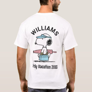 Erdnüsse   Snoopy Beach Walk Familienurlaub T-Shirt