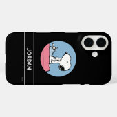 Erdnüsse | Snoopy bei der Schreibmaschine Case-Mate iPhone Hülle (Rückseite (Horizontal))