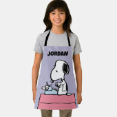Erdnüsse | Snoopy bei der Schreibmaschine | Name h Schürze (Insitu)