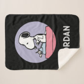 Erdnüsse | Snoopy bei der Schreibmaschine Sherpadecke (Vorderseite (Horizontal))