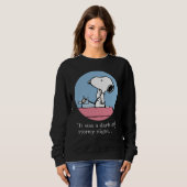Erdnüsse | Snoopy bei der Schreibmaschine Sweatshirt (Vorne ganz)