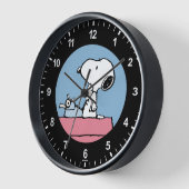 Erdnüsse | Snoopy bei der Schreibmaschine Uhr (Winkel)