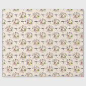 Erdnüsse Snoopy Beste Wünsche Abschlussmuster Geschenkpapier (Flach)