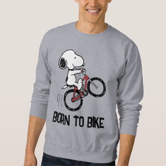 Erdnüsse | Snoopy Bicycle Wheelie Sweatshirt (Vorderseite)