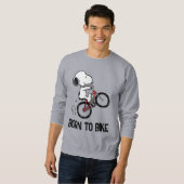 Erdnüsse | Snoopy Bicycle Wheelie Sweatshirt (Vorne ganz)