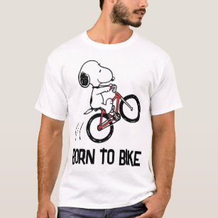 Erdnüsse   Snoopy Bicycle Wheelie T-Shirt