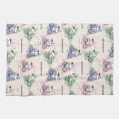 Erdnüsse | Snoopy Bike Ride Stats Geschirrtuch (Horizontal)