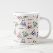 Erdnüsse | Snoopy Bike Ride Stats Jumbo-Tasse (Rechts)