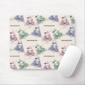 Erdnüsse | Snoopy Bike Ride Stats Mousepad (Mit Mouse)