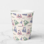 Erdnüsse | Snoopy Bike Ride Stats Pappbecher (Rechts)