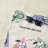 Erdnüsse | Snoopy Bike Ride Stats Strandtuch (Beispiel)