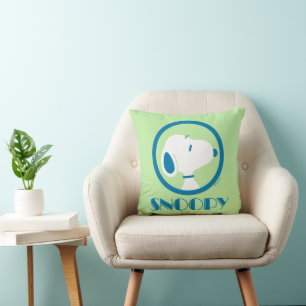 Erdnüsse Snoopy Blue Deco Träume Kissen