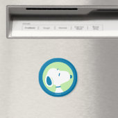 Erdnüsse | Snoopy Blue Deco Träume Magnet (In Situ (Geschirrspüler))