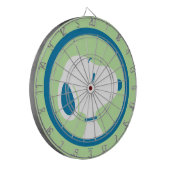 Erdnüsse | Snoopy Blue Deko Dreams Dartscheibe (Vorderseite Links)