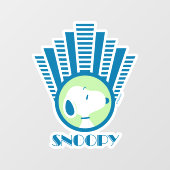 Erdnüsse | Snoopy Blue Deko Dreams Fensteraufkleber (Blatt)