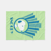 Erdnüsse | Snoopy Blue Deko Dreams Fleecedecke (Vorderseite (Horizontal))