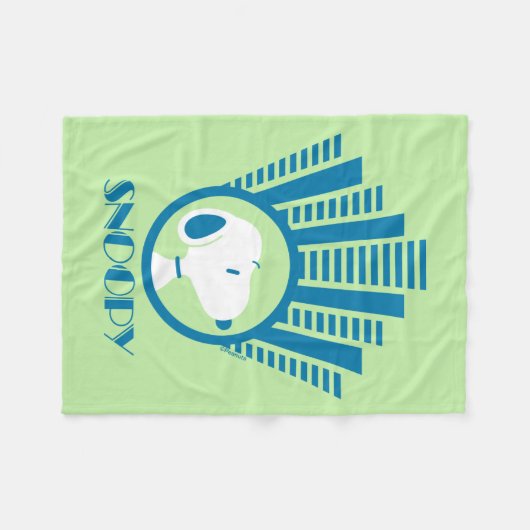 Erdnüsse | Snoopy Blue Deko Dreams Fleecedecke (Vorderseite (Horizontal))