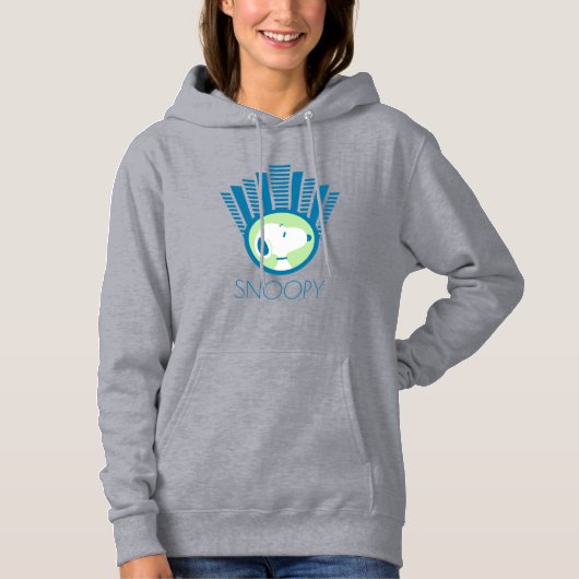 Erdnüsse | Snoopy Blue Deko Dreams Hoodie (Vorderseite)