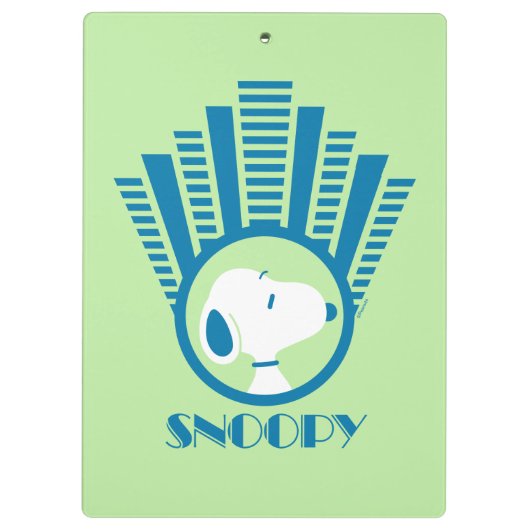 Erdnüsse | Snoopy Blue Deko Dreams Klemmbrett (Rückseite)