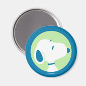 Erdnüsse | Snoopy Blue Deko Dreams Magnet (Vorderseite/Rückseite)